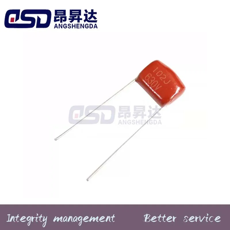 CBB capacitor 630V102J 630V1000PF 630V1NF pin pitch P8mm