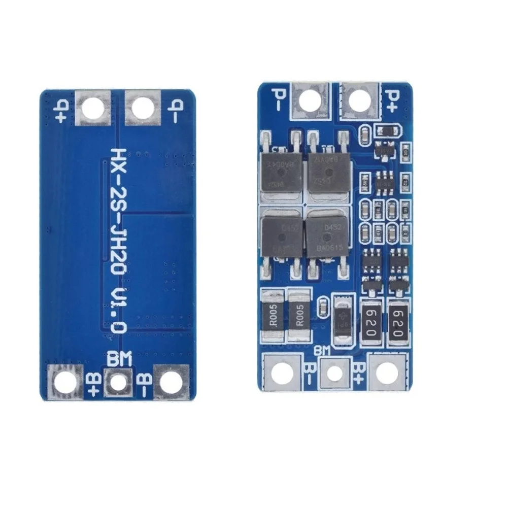 1pc Battery Charger Protection Board HX-2S-JH20 2S 8.4V-9V 10A Lithium Battery Charge Protection Board Balancer Power Tool