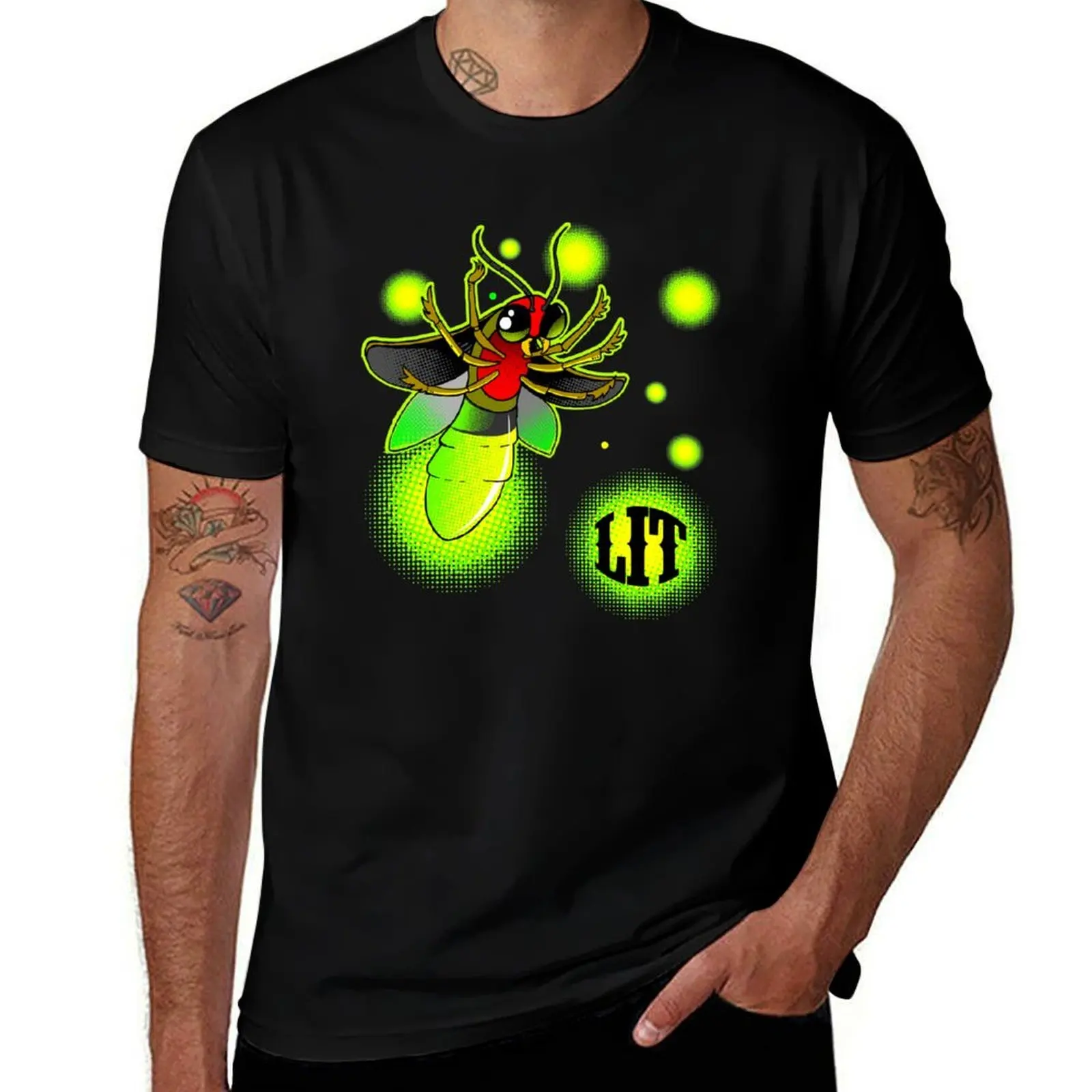 

with dark t man Lightning t Bug Firefly graphic funny Lit shirts shirt humor T-Shirt shirts prints t