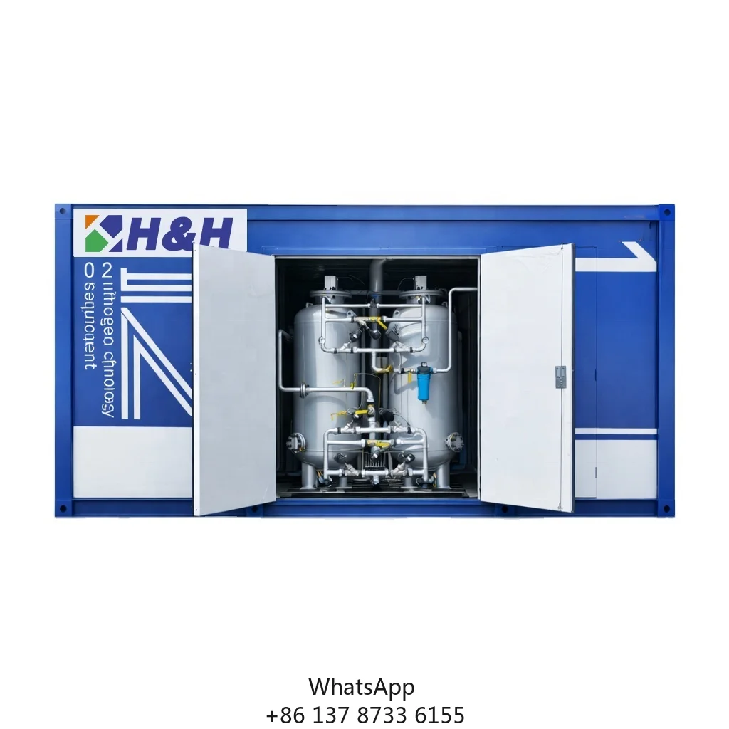 99.9% High Purity Nitrogen System In Container With Japanese Takeda CMS & Siemens PLC For Oilfields; Plug & Play & 24/7 Supply