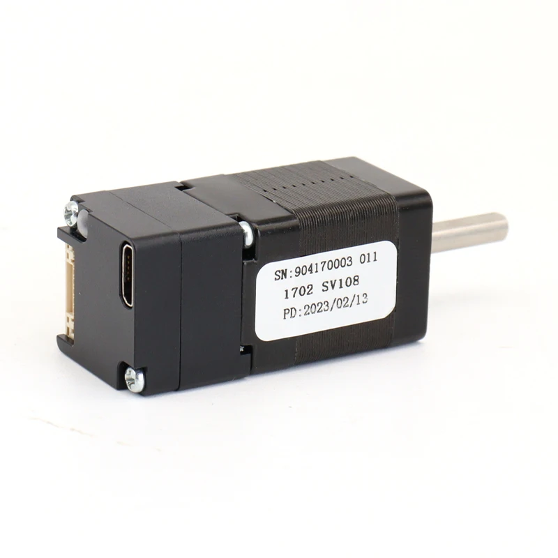 Compact Hybrid All-in-One Stepper Servo High Torque Quiet Operation Closed-loop Motor Lab Automation Small Devices
