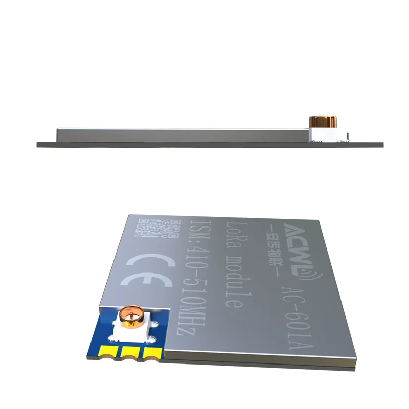 

5 шт. AC601A 100 МВт LoRa RF передний модуль LCC68 на базе 21 дБм выход для систем беспроводной передачи данных дальнего действия 25 км