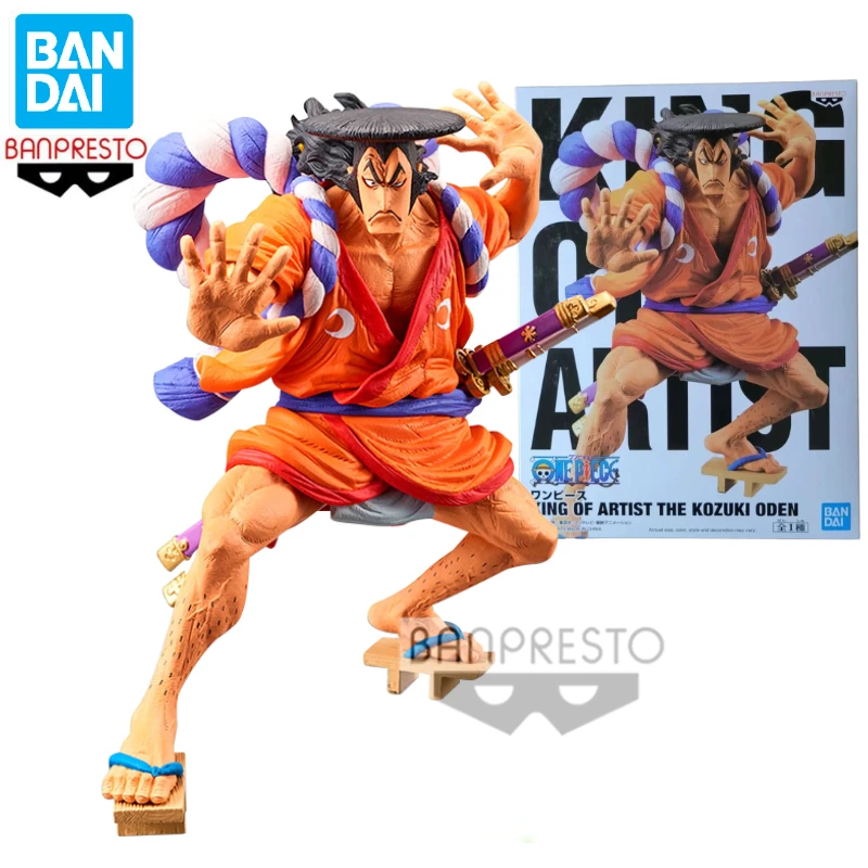 In Stock Bandai BANPRESTO KOA King of Artist One Piece Kozuki Oden Anime Figure Toy Gift Model Collecting Hobby