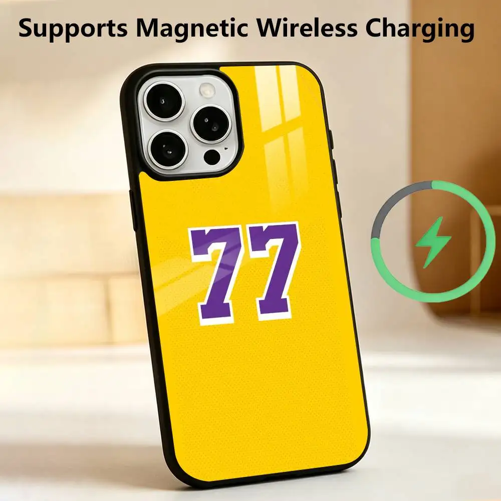 L-Luka D-Doncic 77  Phone Case For iPhone17,16,15,14,13,12,11 Plus,Pro Compatible with magnetic wireless charging