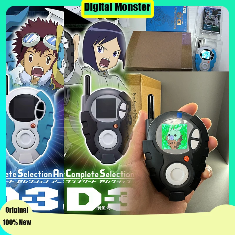 

Original Bandai Digital Monster SCSA D-3 Figure Second Generation Digivice Motomiya Daisuke Ken Ichijouji V Beast Model Toy Gift