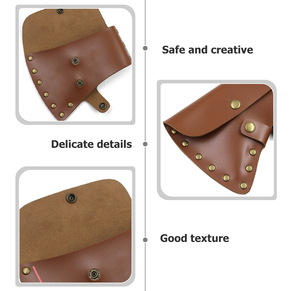 

2pcs Sheath Thickened Durable Protector For Outdoor Universal Fit Hatchet Cover Axe Sleeve Portable Axe Case For Camping