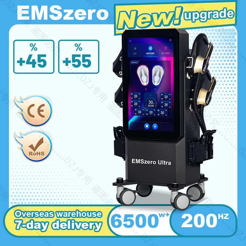 Emszero PRO RF 6500w RF 15 Tesla Weight Lose Electromagnetic Muscle Stimulator Pelvic Body Slimming EMS Body Sculpt Machine 2025