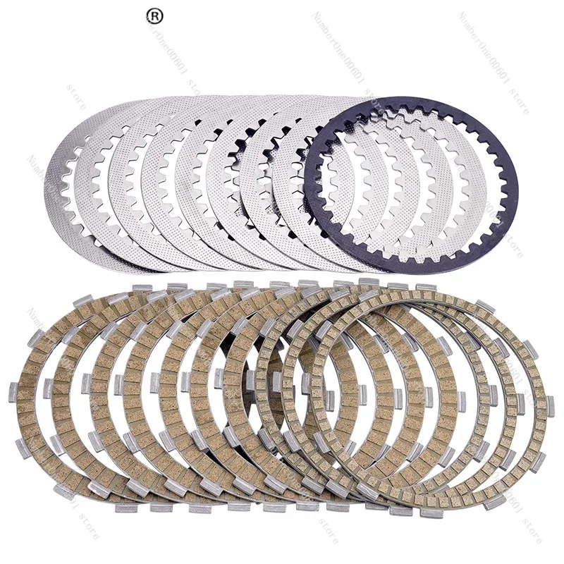 Clutch Plates Made of Wood and Iron Are Compatible with The Harley 107 114 Gliding Soft Tail Travel Fat Break Through M8 Engine