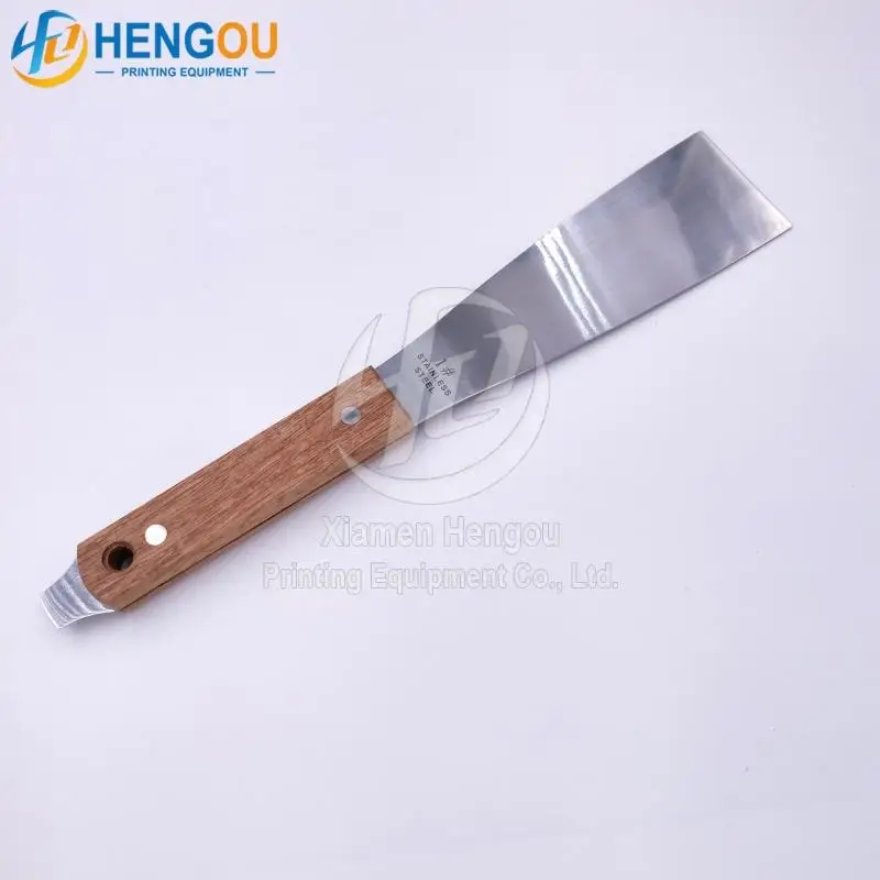 45mm New stainless steel Spatulas Screen Printing Shovel Sample Ink Knife