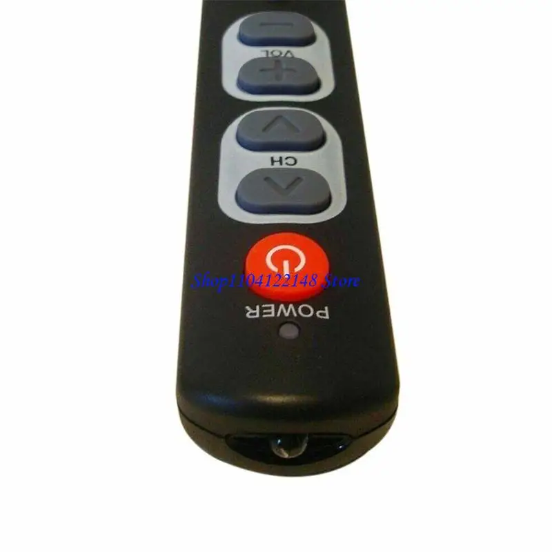 P9FA Home 6 Keys Compact and clear Remote Controller Accessories Programmable Universal ABS for Smart Learning for elderly
