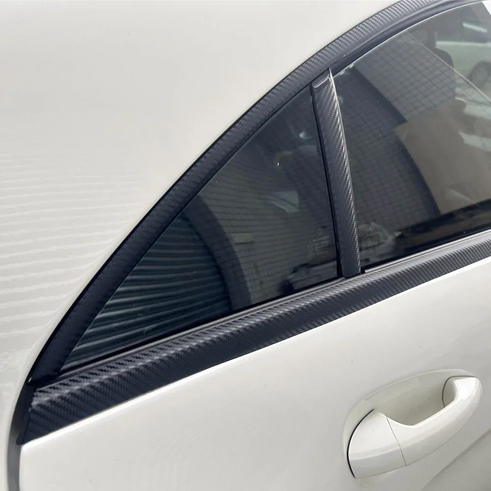 Gloss Black Exterior Side Window Stripe Overlay Cover For Mercedes Benz CLS W218 2012-2017