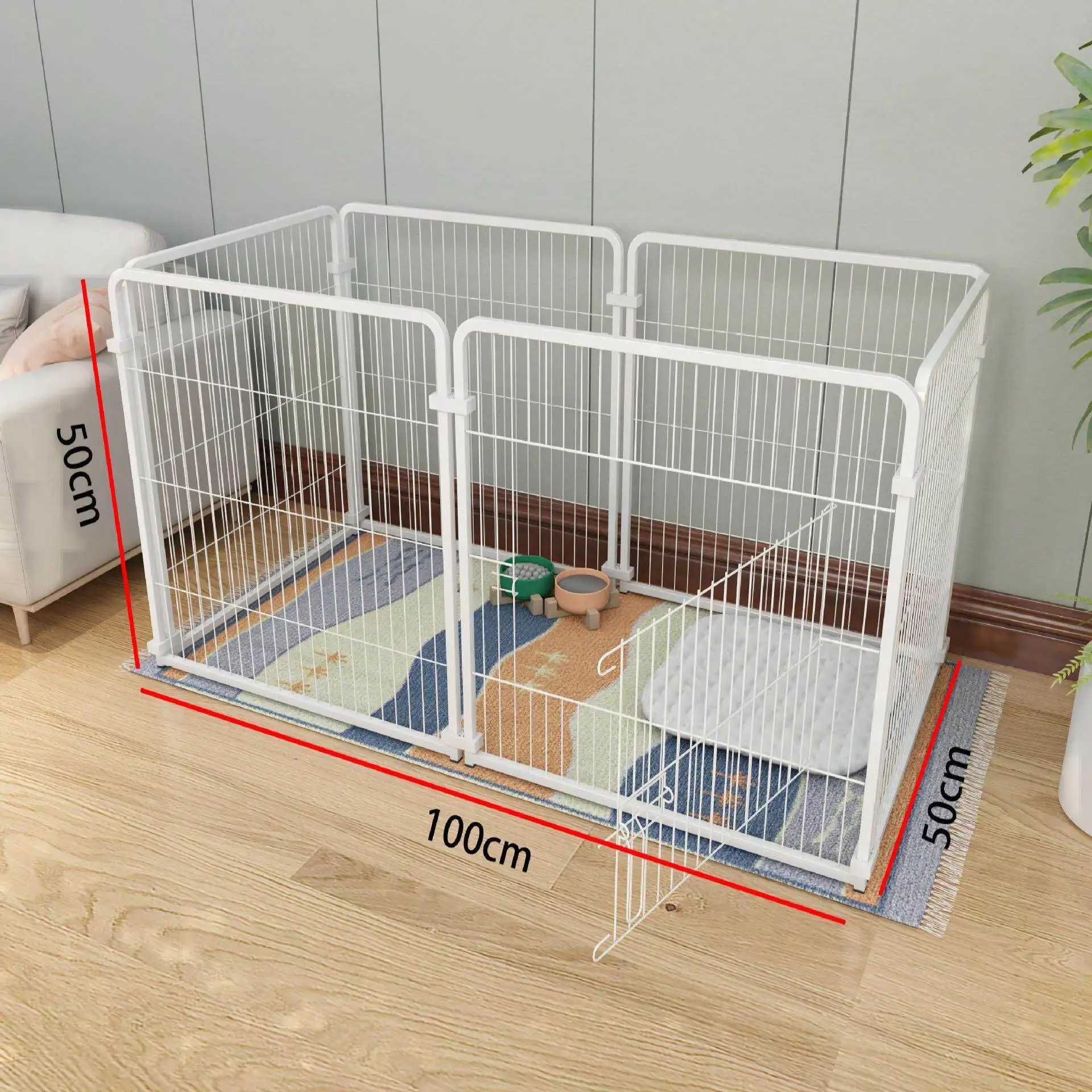 

Balcony Dog Fence Folding Large Modular Outdoor Equipment Stuff Dog Fence Extra Tall Accessories Rejas Para Mascotas Home Decor