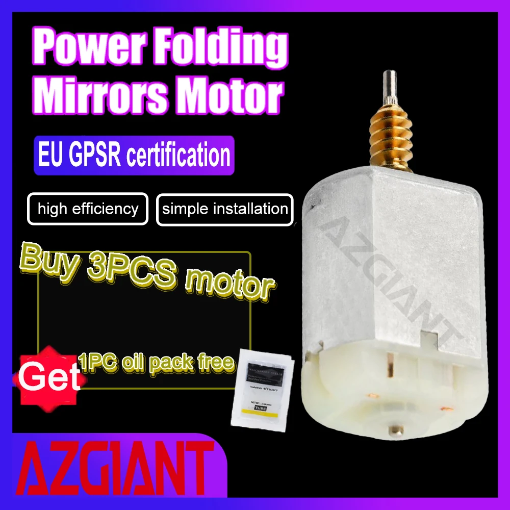 

AZGIANT 1020097 Car Side Wing Mirror Folding Motor For Renault Grand Modus Clio MK3 Koleos Hyundai Sonata MK6 YF car accessories