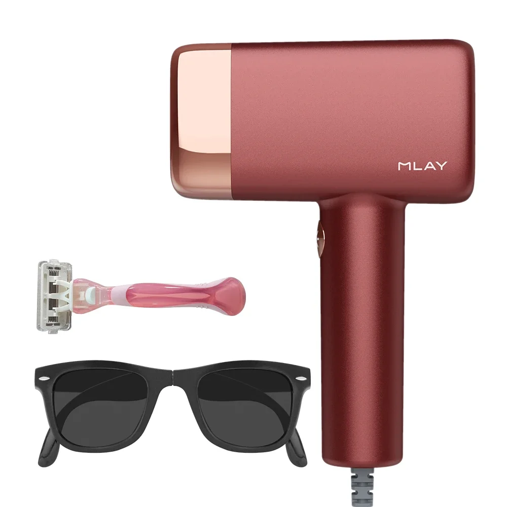 MLAY T14 Pink Home Use Ice Cool Hair Remover للنساء شحن سريع #4