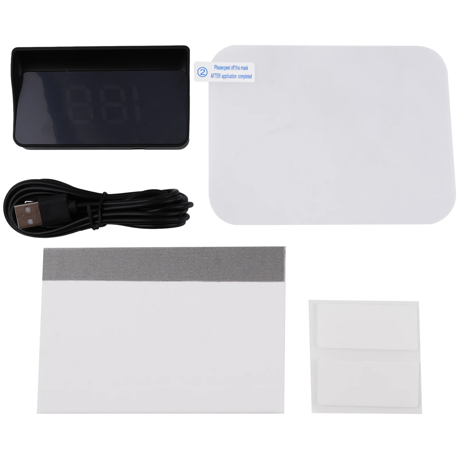 HUD for GPS Speedometer and Odometer Display with Digital Readout Compatible with Cars Trucks Buses and Motorcycles