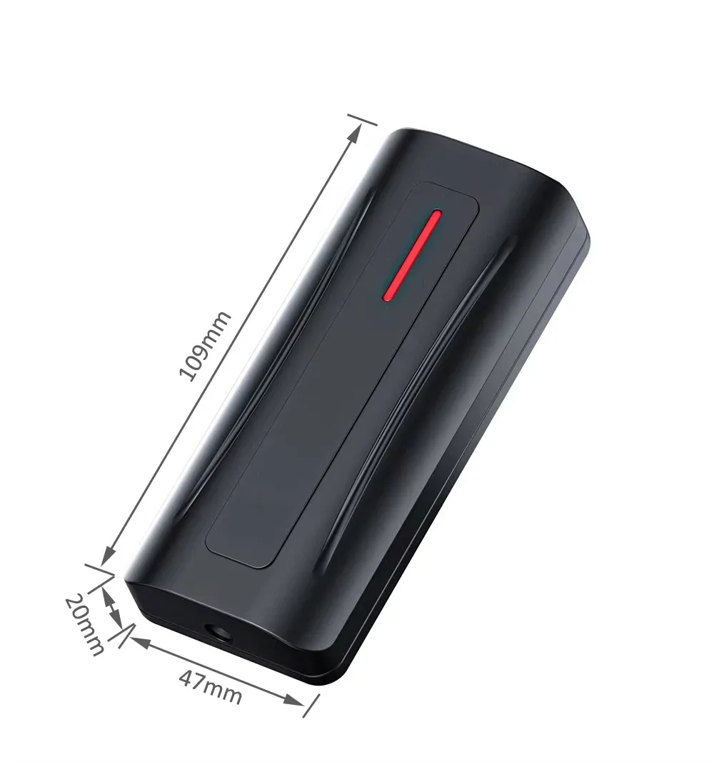 Wiegand Wg26 Wg34 IP68 Lector de tarjetas IC RFID resistente al agua Proximidad 13,56 Mhz IC para sistema de control de acceso