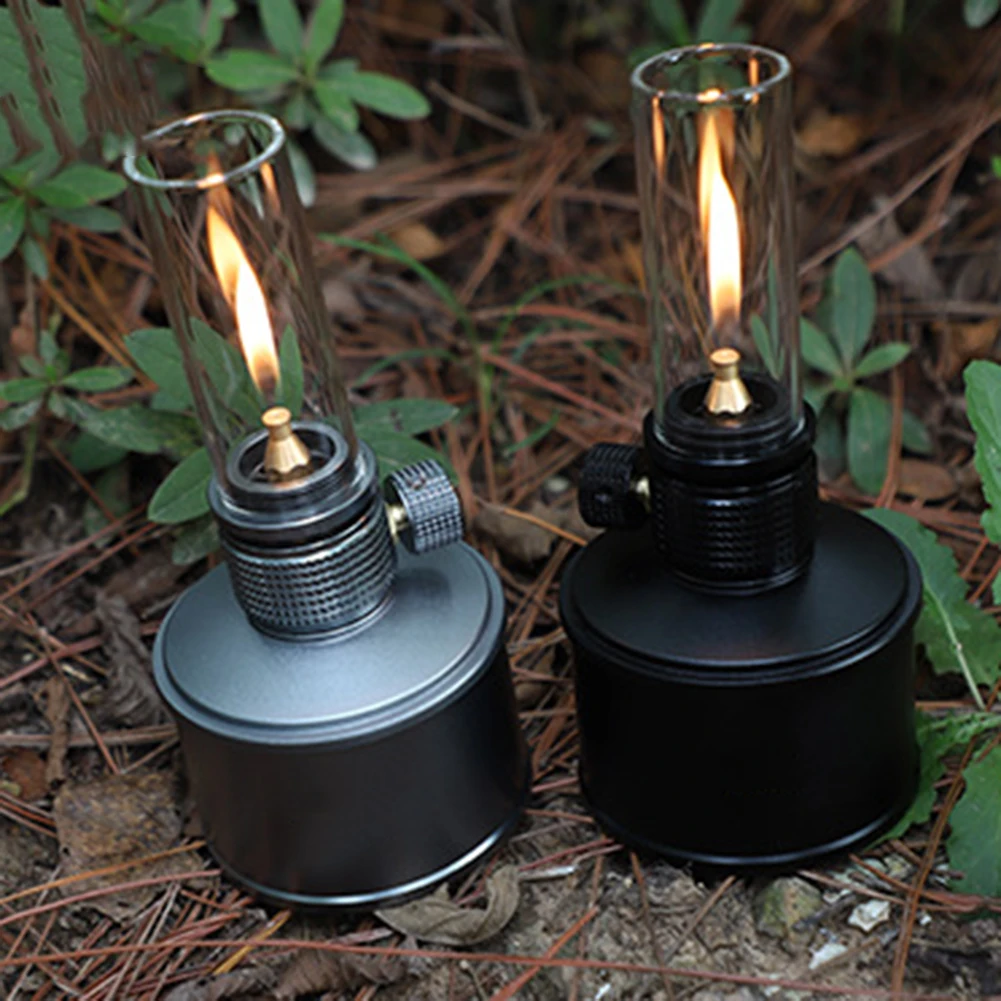 Camping Illuminate Gas Lantern Atmosphere Gas Lamp Tent Lamp For Hiking Camping  Gas Candles Lamp Outdoor Equipment