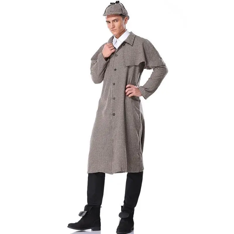 

Halloween Movie Character Costume Cosplay Detective Outfit Performance Clothes Ladies' Ethnic Fashion