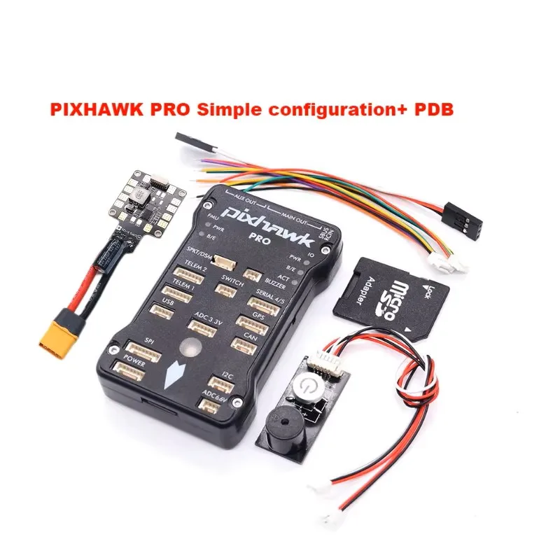 Controlador de vuelo RC PixHawk PRO PX4 PIX de 32 bits con tarjeta SD 4G botón de seguridad piloto automático Quadcopter Ardupilot ArduPlane ArduRover