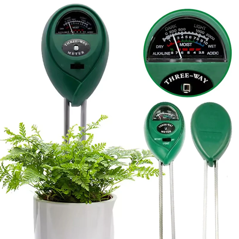

Измеритель влажности почвы 3 в 1, тестер PH света, комплект датчиков воды для растений в помещении и на открытом воздухе, горшечные растения, цветы, овощи, садовые инструменты