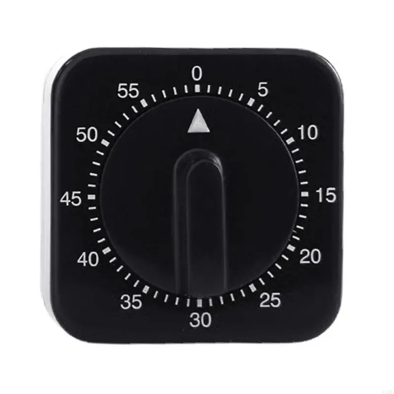 02dc Timer cozinha cozinha Timer quadrado portátil 60 minutos Timer mecânico