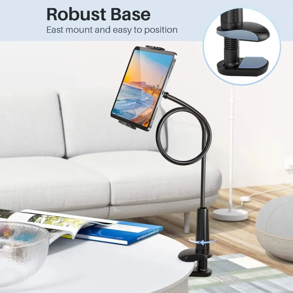 Multifunctional Lazy Phone and Tablet Universal Holder 80cm Tablet Holder Stand for iPad Air Mini or Other 4.7-10.5" Devices image 4