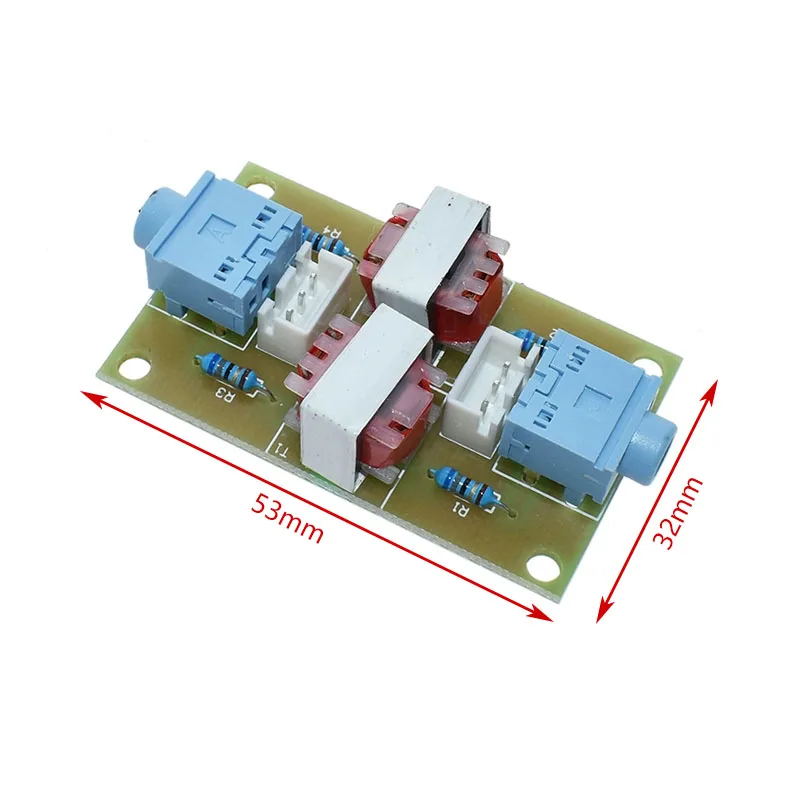 1 pz XH-M372 Stereo Audio Isolatore Veicolo Comune Ground Loop Soppressore Interferenza Modulo di Isolamento Del Rumore Trasformatore Accoppiatore