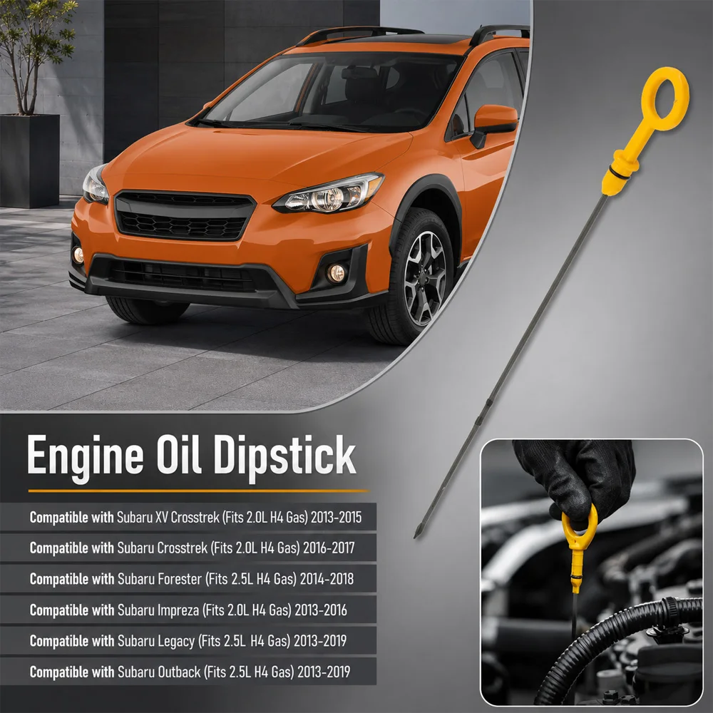 11139AA050 Car Oil Level Dipstick For Subaru XV Crosstrek Forester Impreza Legacy Outback 2.0/2.5L H4 Durable accessories view 2