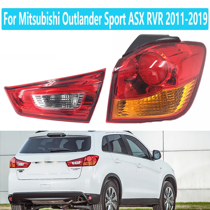 For Mitsubishi Outlander Sport ASX RVR 2011-2019 Rear Fog Lamps Brake Warning Light Taillight Assembly