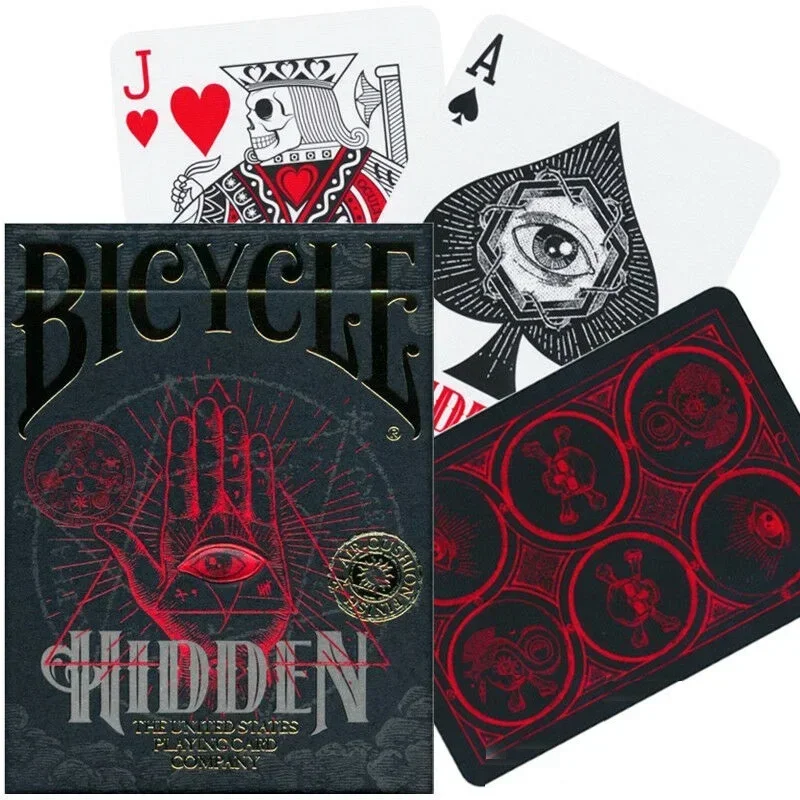 

Bicycle Hidden Playing Cards USPCC Poker Deck Secret Society Symbols Card Game Card Magic Trick Close Up Magic Magicians Prop