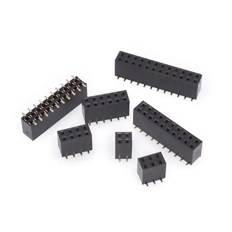 5 Stück SMD Doppelreihiger Buchsenstecker 2,54 mm Sockel 2X40p 2*3/4/5/6/7/8/9/10/20P – Detail 5