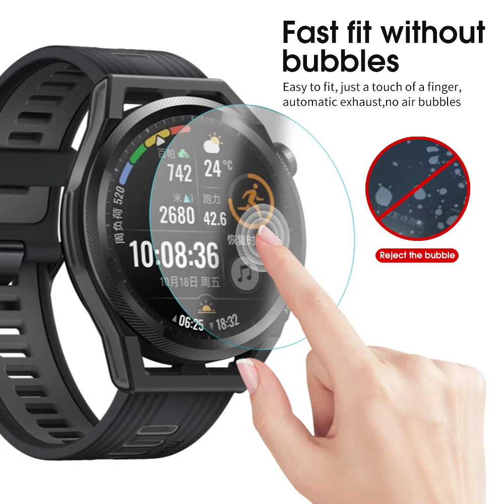 For Huawei Watch GT3 Pro GT2 GT 3 46mm Screen Protector Anti-Shatter Tempered Glass Film GT2 GT3 For Huawei GT2 Pro GT Runner