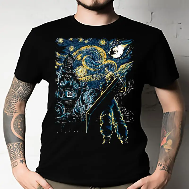 تي شيرت Starry Mako Reactor Ff7 بجميع المقاسات #1