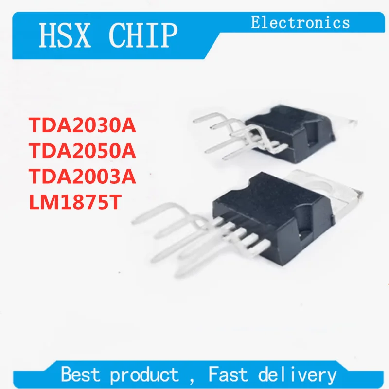 10pcs TDA2030A TDA2050A TDA2003A LM1875T TO220-5 Audio Amplifier