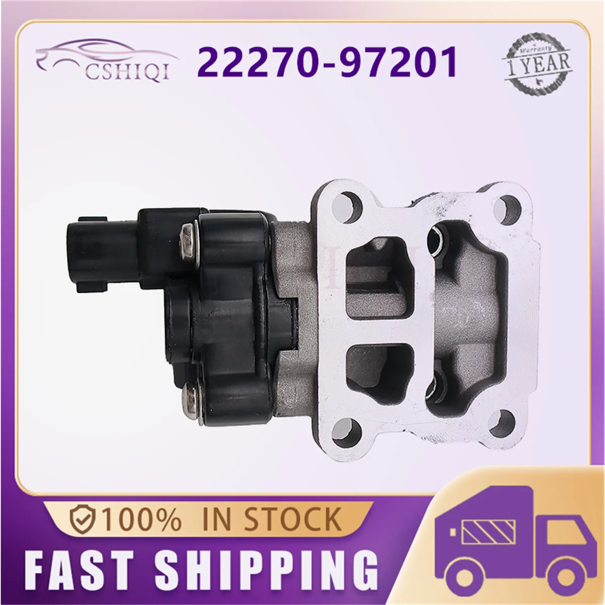 Válvula de Controle de Ar em Marcha Lenta 22270-97201 para Toyota Daihatsu Daihatsy Cuore VI L7 1.0 1998-2003 2227097201 136800-1250 1368001250