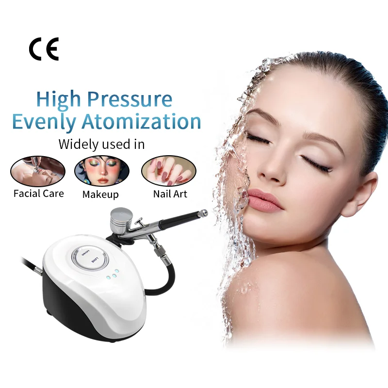 

Airbrush Nail With Compressor Portable Air brush For Nails Art Paint Cake Crafts Portable Nails Spray AirBrush Compressor Kit