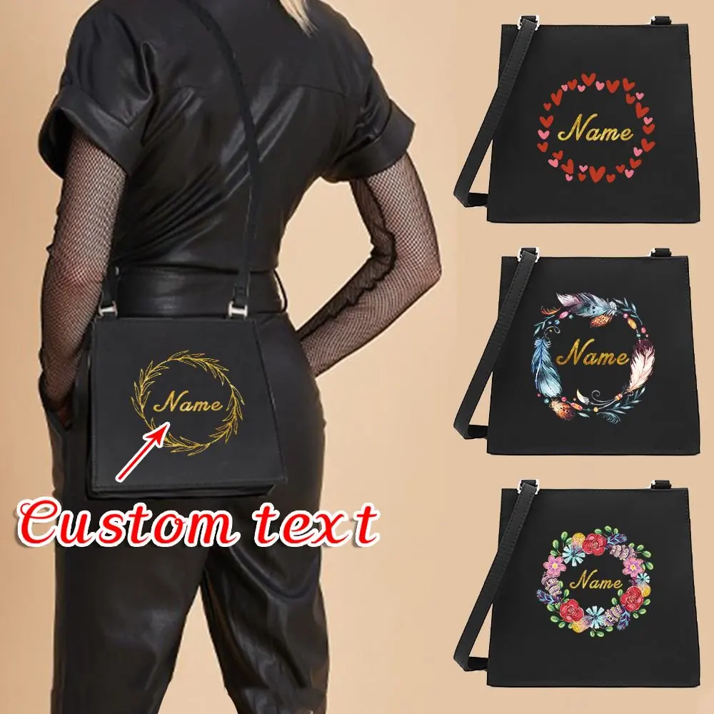 Personalized Customized Simple Printed Messenger Bag, Shoulder Bag and Women's Square Bag Are Suitable for Commuting.