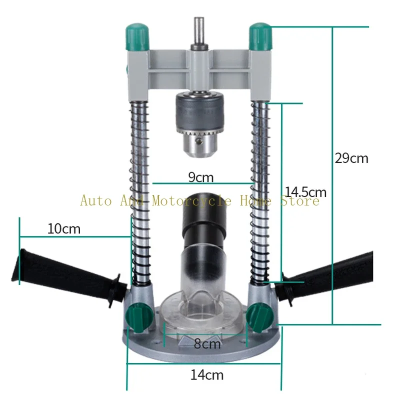 1.5-13mm Adjustable Angle Drill Holder Guide Stand Positioning Bracket for Electric Drill Straight Angle Doweling Woodwork Tools