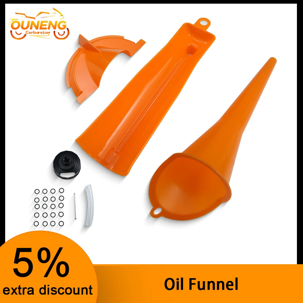acessorios-para-troca-de-Oleo-de-motocicletas-e-automoveis-funil-multifuncional-e-kit-de-tubo-de-drenagem