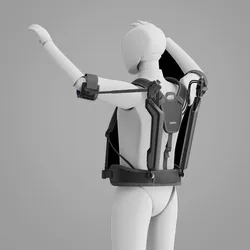 Passive exoskeleton of upper limb Passive exoskeleton handling for upper limbs to assist in back support