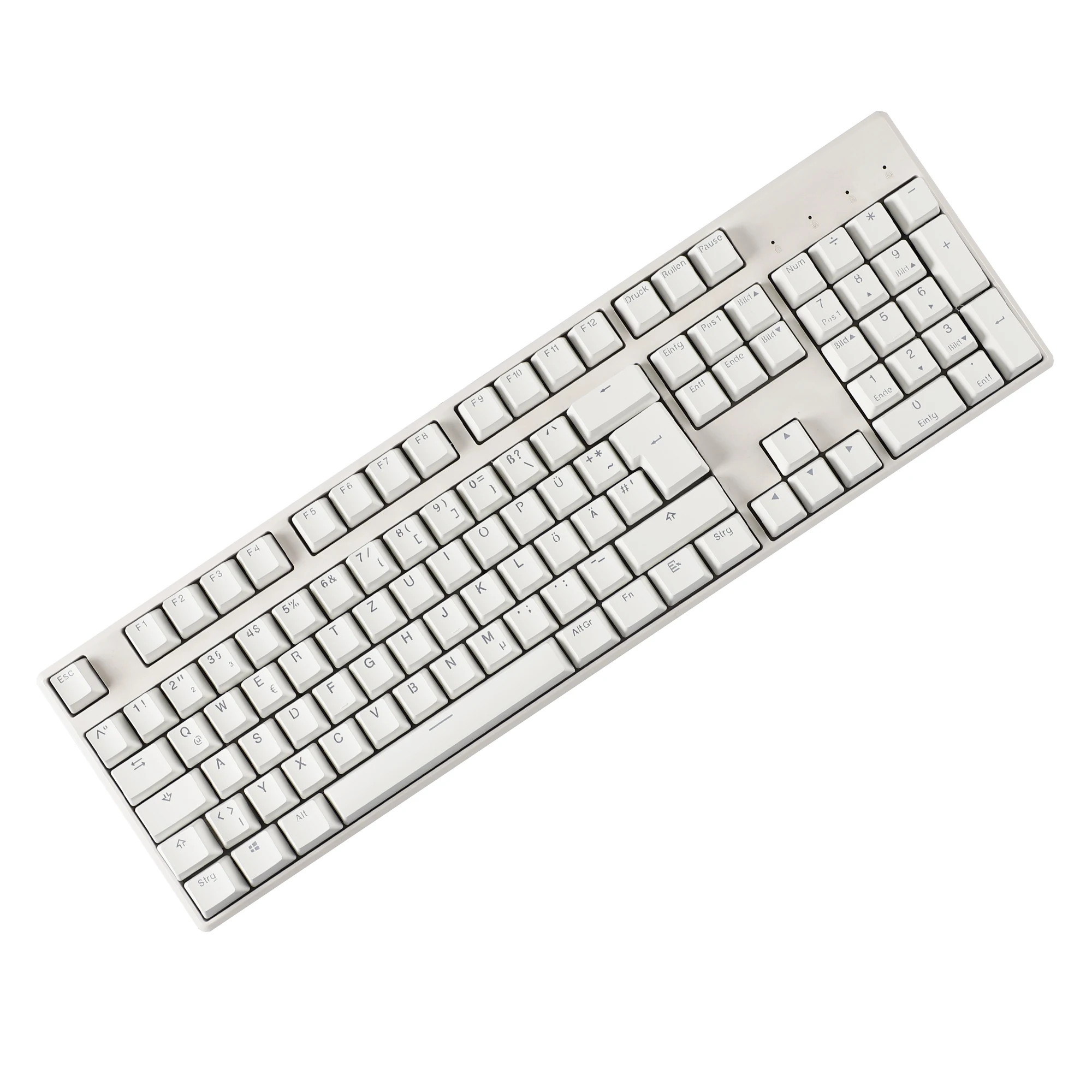 YMDK 105 German ISO Double Shot PBT Shine Through OEM Profile Keycap set Suitable For Cherry MX Switches Mechanical Keyboard