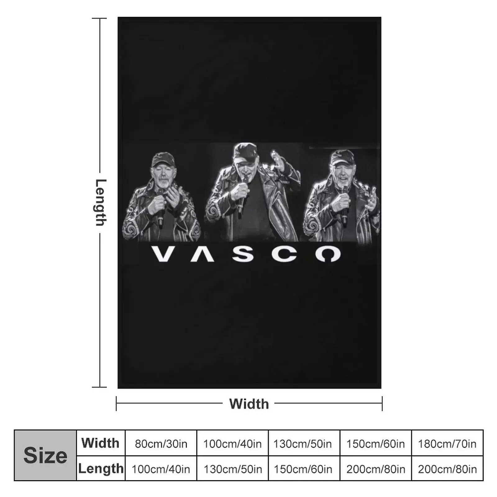 Vasco Rossi Throw Blanket cosplay anime Flannels Moving Thin Blankets