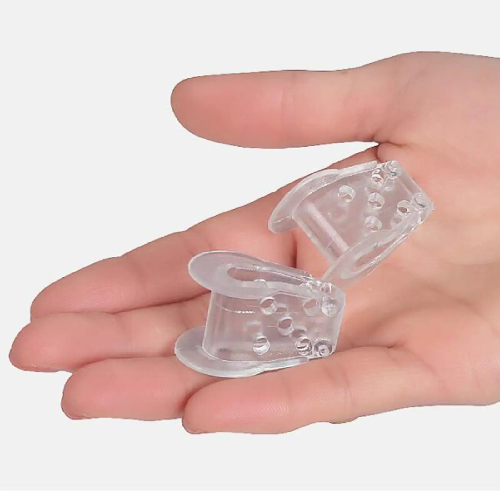 2 szt./zestaw Separatorów Palców Rozdzielacze do Palców Koślawych Składanych Palców Łagodzą Bóle dla Kobiet i Mężczyzn Zapobiegają Tarcie