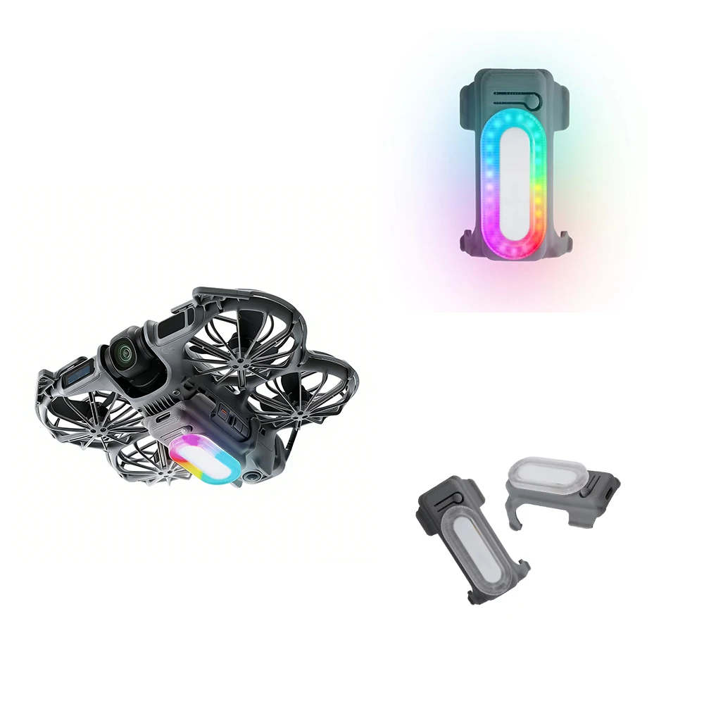 

Color-Changing Spotlight Landing Gear for DJI Neo2 Drone Enhance Photography with Illuminated Accessory