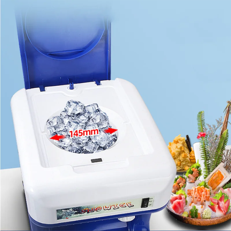 Commercial Ice Crusher Slush Maker Factory Direct Supply Electric Ice Crusher for Drinks Ice Shaver