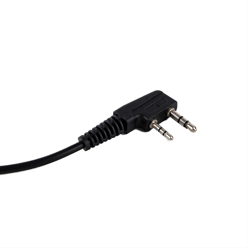 2-poliger D-förmiger Ohrhörer Headset Mikrofon Ptt Mikrofon Ohrhörer Kopfhörer für Baofeng für Tyt Radio einseitiger Kopfhörer