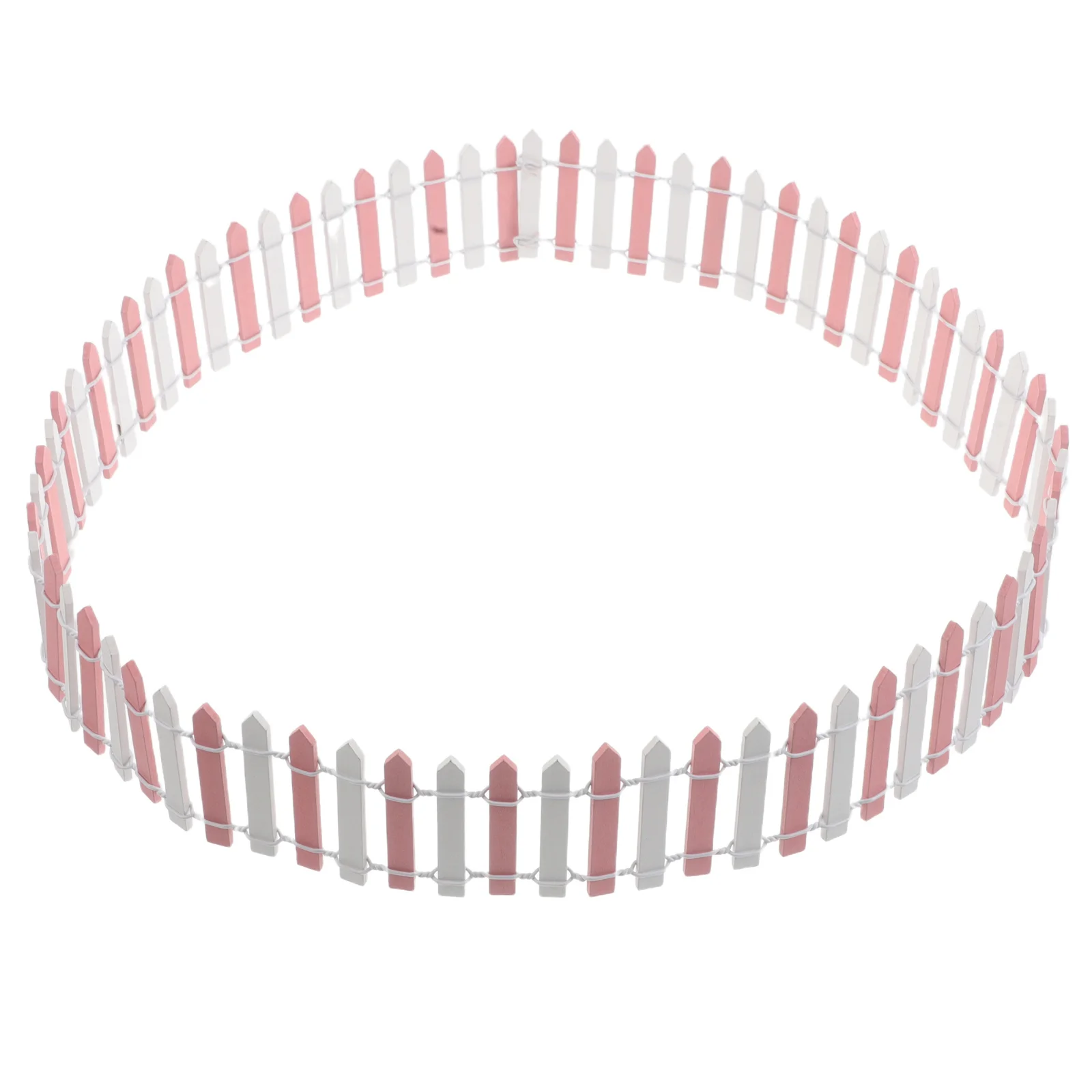 

Micro Landscape Fence Compact Realistic Texture Mini Wood Picket for Dollhouse Garden Edging Courtyard Decoration Craft