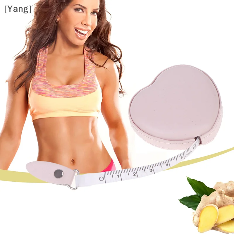 1.5m Cute Heart Shape Tape Measure Portable Flexible Ruler Soft Leather Wear Resistant Mini Ruler