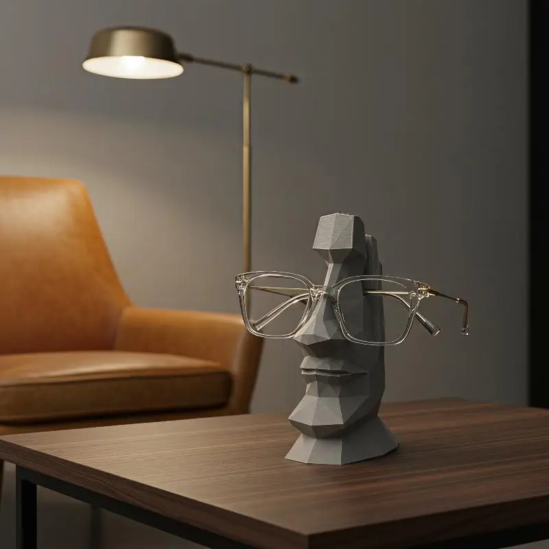 Creative Design Quirky Eyeglass Holder - Unique Fun-Shaped Desktop Organizer For Home, Office Gift
