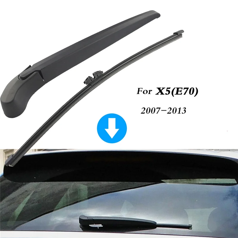 New Rear Windshields Windscreen Wiper Arm & Blade Set for BMW X5(E70) 2007-2013